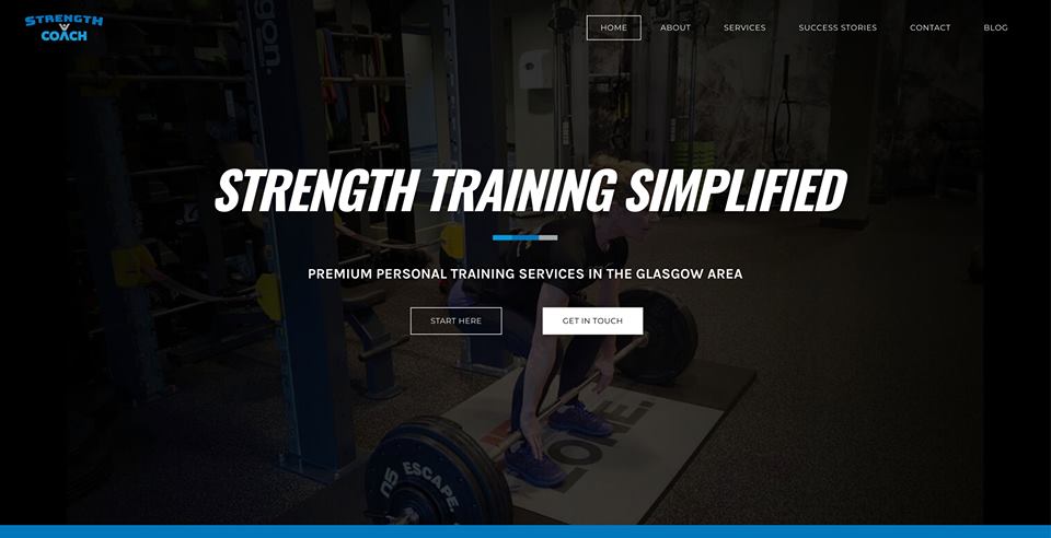 Fitnes Website Redesign