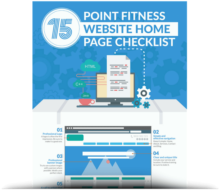 fitness website checklist