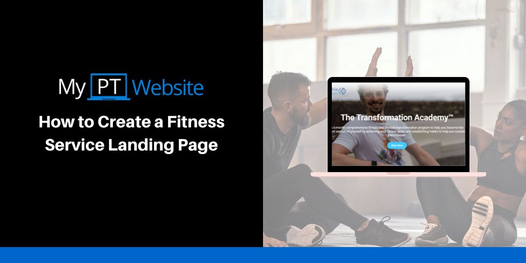 How to Create a Fitness Service Landing Page