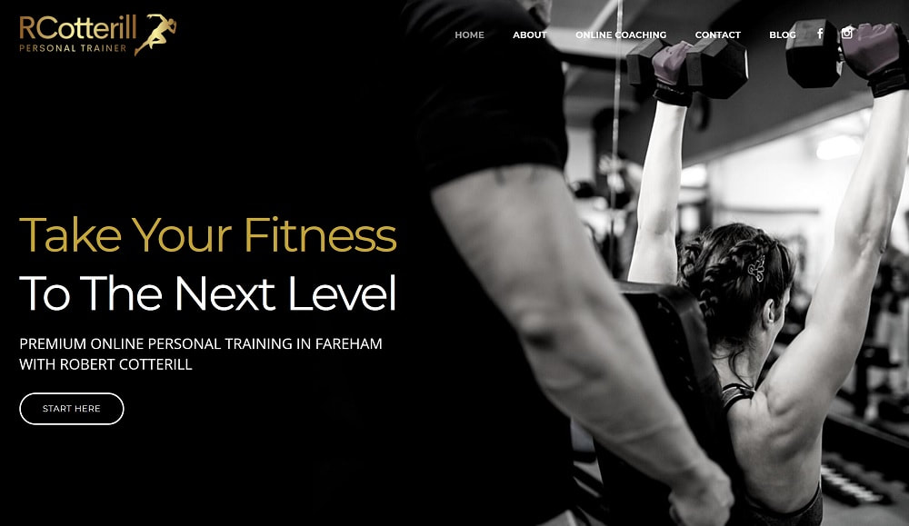 The 20 Personal Website Designs - My Personal Trainer Website