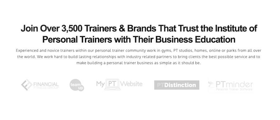 Business training personal trainers