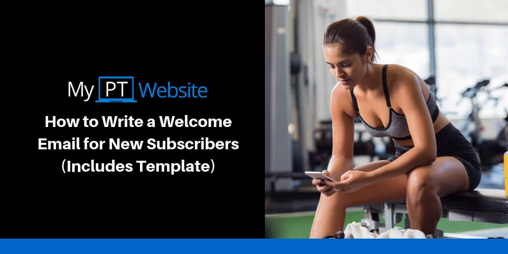 welcome email fitness business