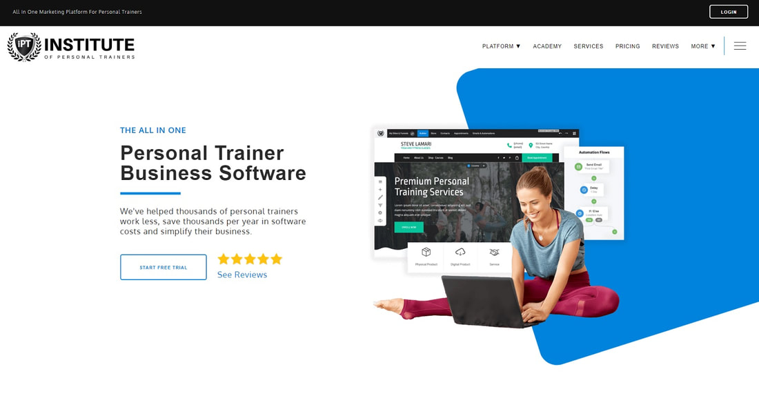 personal trainer business software institute of personal trainers