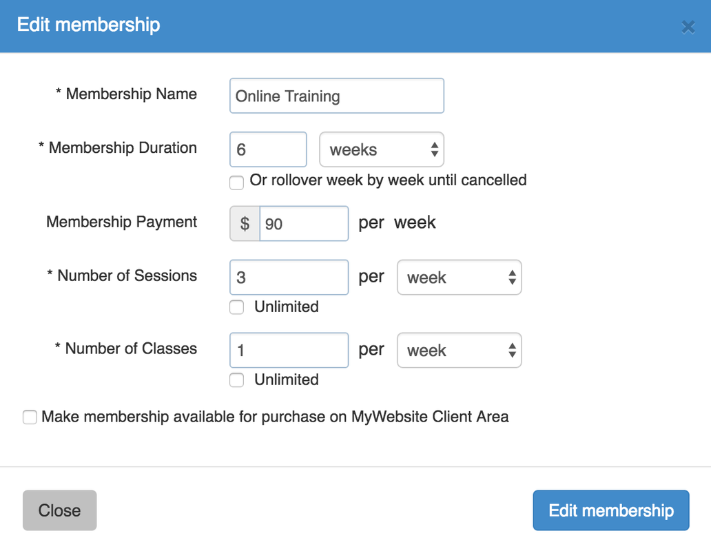 Create Online Memberships