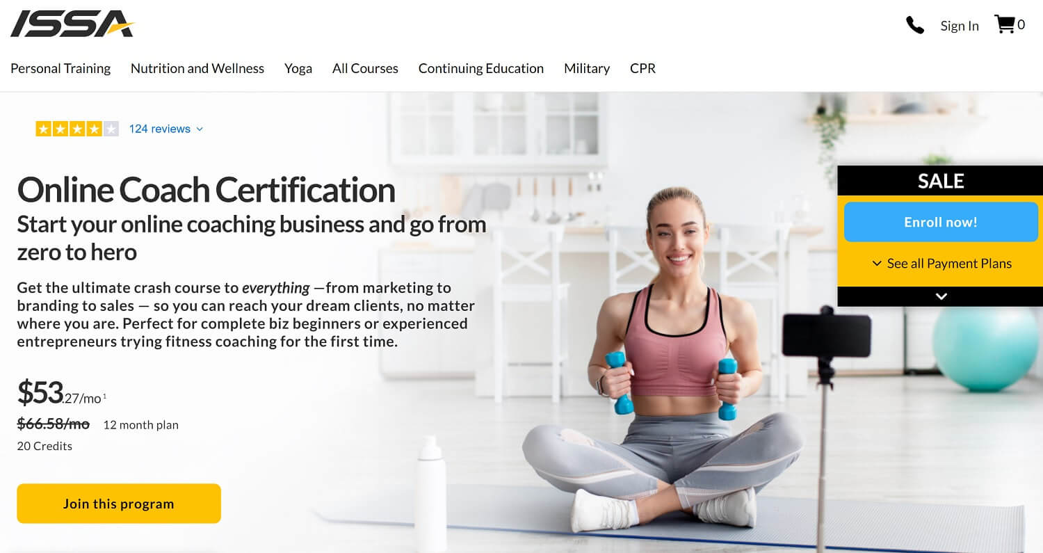 online personal trainer certification