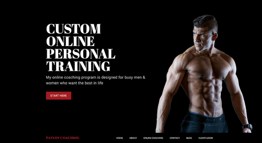 pavlov coaching fitness website
