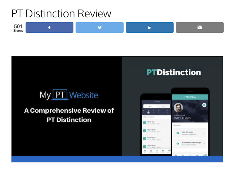 pt distinction review