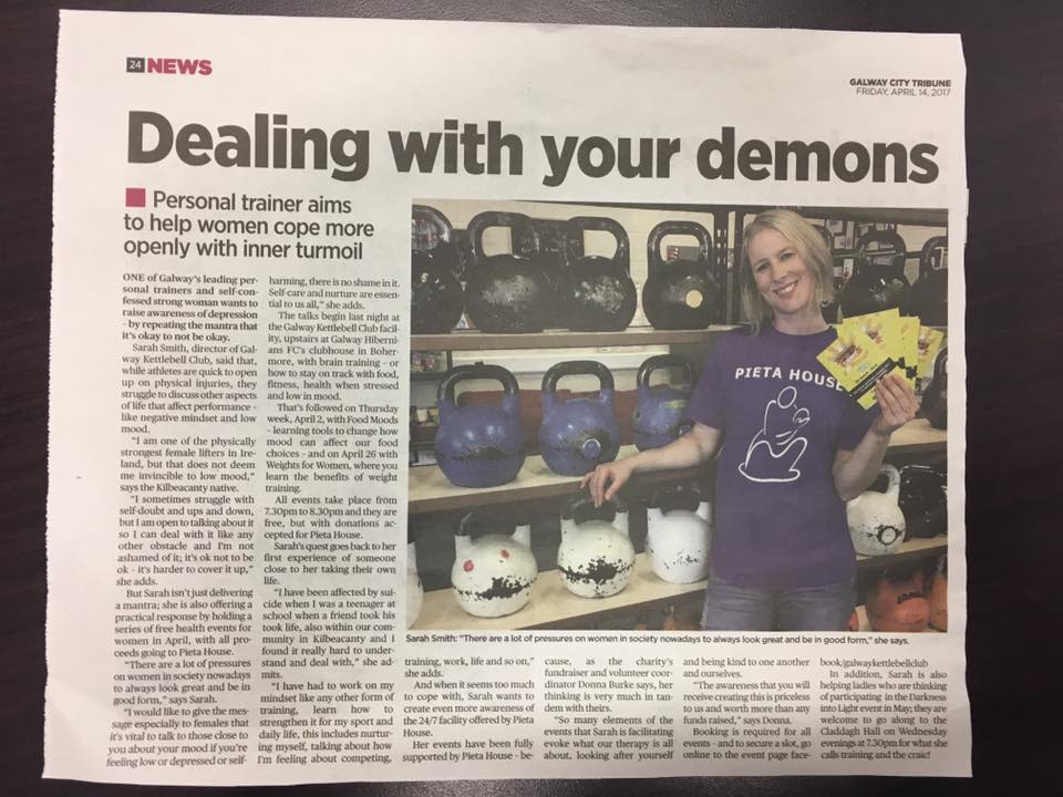 personal trainer sarah smith in Galway local news 
