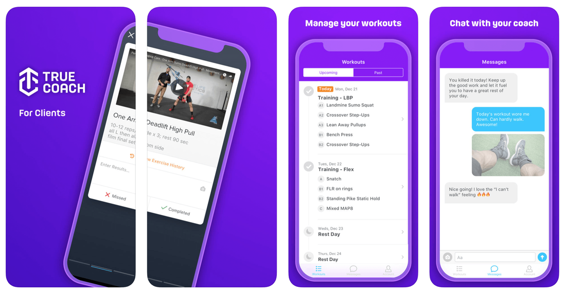 TrueCoach Review - My Personal Trainer Website