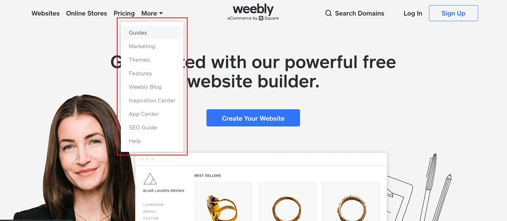 weebly support options
