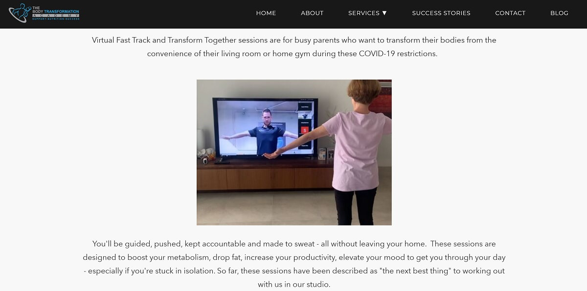 virtual video training via Zoom